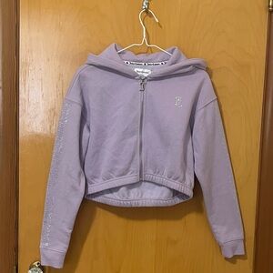 Juicy Couture Women’s Bedazzled Fleece Sweatsuit set in Orchid Petal Lilac
